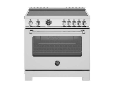 36" BERTAZZONI 5.7 Cu. Ft. Master Series Freestanding Induction Range with 5 Elements - MAS365ICFEPXT