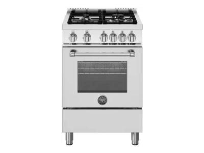 24" BERTAZZONI 2.4 Cu. Ft. Freestanding Gas Range with 4 Sealed Burners - MAS244GASXV