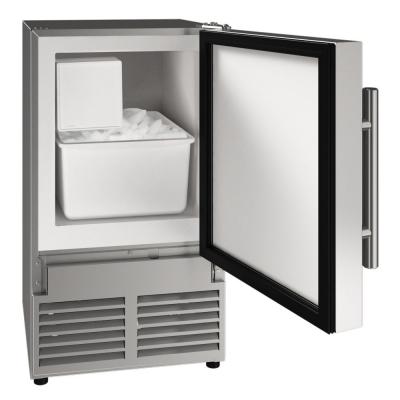 14" U-Line ACR014 ADA Height Crescent Ice Maker in Stainless Solid - UACR014-SS01A