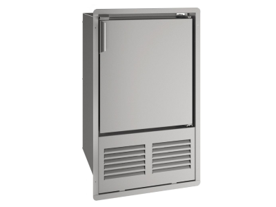 14" U-Line MCR014 Marine 230V Flush to Door Crescent Ice Maker in Stainless Solid - UMCR014-SD02A