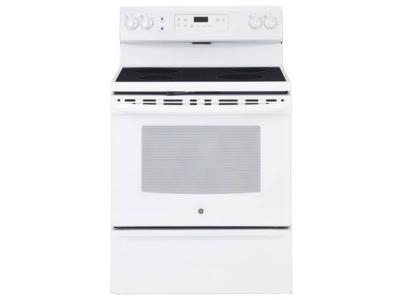 30" GE Electric Freestanding Range Self-Clean with Storage Drawer White - JCB635DKWW