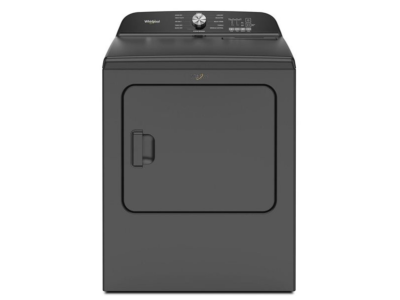 29" Whirlpool 7 Cu. Ft. Top Load Electric Dryer with Moisture Sensor in Black - YWED6150PB