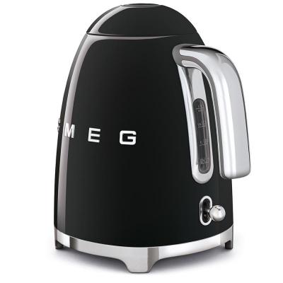 SMEG 50's Style Kettle In Glossy Black - KLF03BLUS