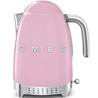 SMEG 50's Style Kettle With Plastic Button In Pink - KLF04PKUS