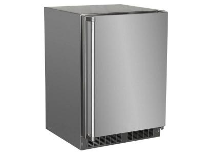 24" Marvel Outdoor Refrigerator With Crescent Ice Maker - MORI224-SS31A