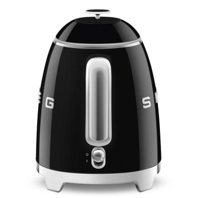 SMEG 50's Style Kettle With Chrome Base In Black - KLF05BLUS