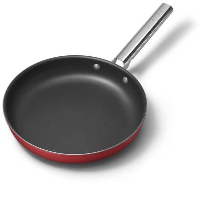 SMEG 50's Style Frypan With 28 Inch Diameter In Red - CKFF2801RDM