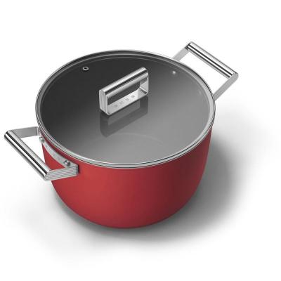 SMEG 50's Style Cookware Casserole With 26 Inch Diameter In Red - CKFC2611RDM