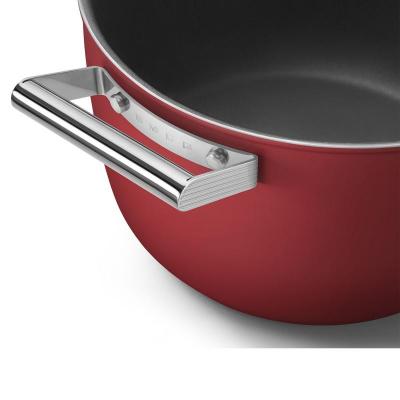 SMEG 50's Style Cookware Casserole With 26 Inch Diameter In Red - CKFC2611RDM