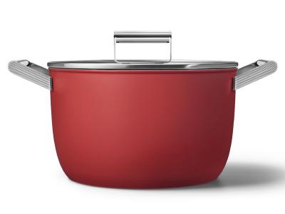 SMEG 50's Style Cookware Casserole With 26 Inch Diameter In Red - CKFC2611RDM