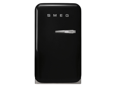 16" SMEG 1.20 Cu. Ft. 50's Style Refrigerator in Black - FAB5ULBL3