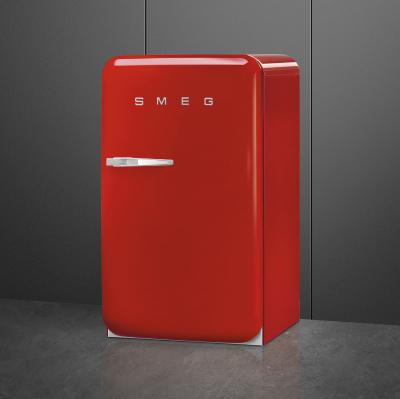 22" SMEG 50's Retro-style Freestanding Compact Refrigerator - FAB10URRD3