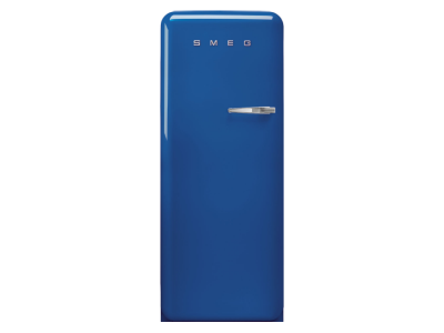 24" SMEG 9.92 Cu. Ft. 50's Style Retro Design Top Freezer Refrigerator in Blue - FAB28ULBE3