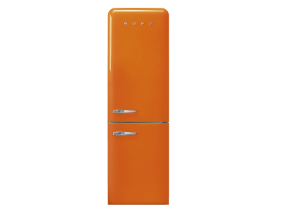 24" SMEG 12.75 Cu. Ft. Free Standing Bottom Mount Refrigerator in Orange - FAB32UROR3