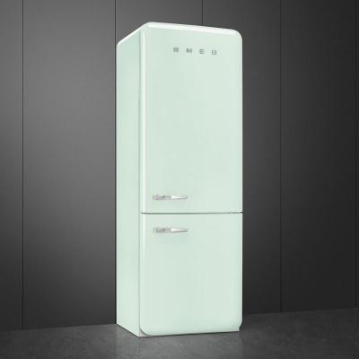 28" SMEG 18 Cu. Ft. 50's Style Freestanding Bottom Mount Refrigerator - FAB38URPG