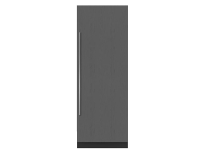 30" SubZero 17.3 Cu. Ft. Right-Hinge Designer Column Refrigerator with Internal Dispenser in Panel Ready - DEC3050RID/R