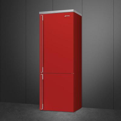 28" SMEG Portofino 16.2 Cu. Ft. Freestanding Bottom Mount Refrigerator - FA490URR