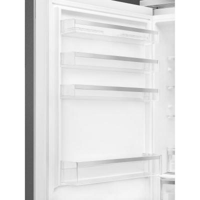 28" SMEG 16.2 Cu. Ft. Portofino Freestanding Bottom Mount Refrigerator - FA490ULWH