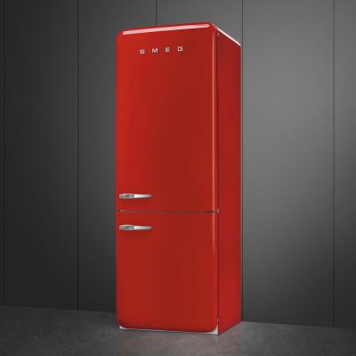 28" SMEG 50's Style 18 Cu. Ft. Freestanding Bottom Mount Refrigerator - FAB38URRD