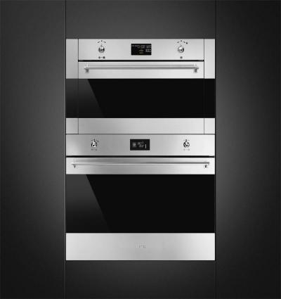 24" SMEG Electric Steam Oven with 1.77 cu. ft. Capacity - SFU4302MCX