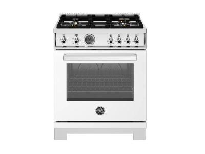 30" Bertazzoni 4 Brass Burners All Gas Range  - PRO304BFGMBIT