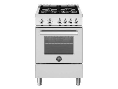 24" Bertazzoni Professional Series Freestanding All Gas Range  - PRO244GASXVLP