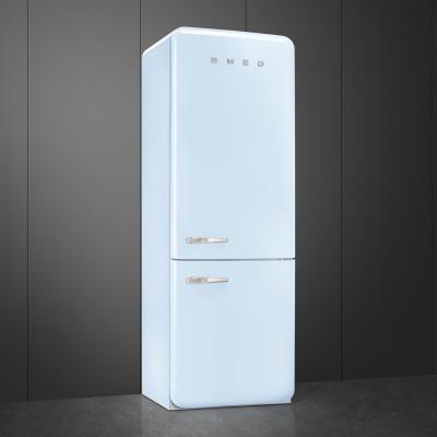 28" SMEG 50's Style 18 Cu. Ft. Freestanding Bottom Mount Refrigerator - FAB38URPB