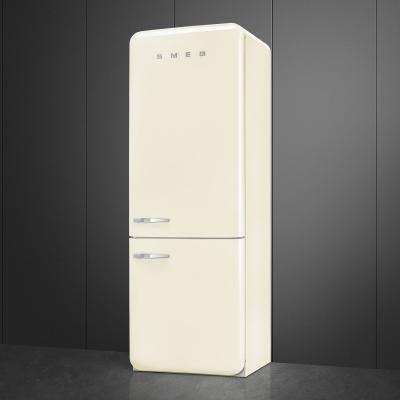 28" SMEG 50's Style 18 Cu. Ft. Freestanding Bottom Mount Refrigerator - FAB38URCR