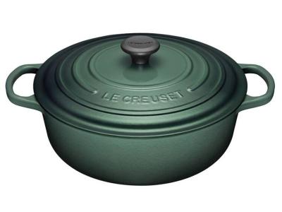 Le Creuset Enamelled Cast Iron Shallow Round Dutch Oven - CA-21179030795031