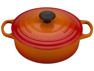 Le Creuset Enamelled Cast Iron Shallow Round Dutch Oven - CA-21179030090031