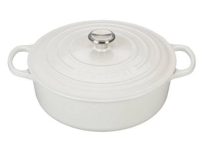 Le Creuset Enamelled Cast Iron Shallow Round Dutch Oven - CA-21179030010041