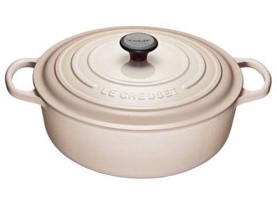 Le Creuset Enamelled Cast Iron Shallow Round Dutch Oven - CA-21179030716031