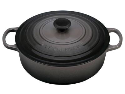 Le Creuset Enamelled Cast Iron Shallow Round Dutch Oven - CA-21179030444031