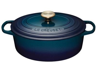 Le Creuset Enamelled Cast Iron 6.3 L Capacity Oval Dutch Oven - CA-21178031422071