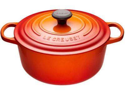 Le Creuset Enamelled Cast Iron 5.3L Capacity Round Dutch Oven - CA-21177026090031