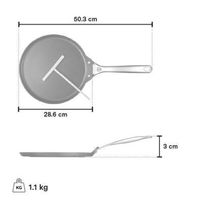 Le Creuset Toughened Nonstick Pro Crêpe Pan - CA-51130028001001