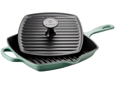 Le Creuset Square Skillet Grill and Panini Press Set - CA-CA00024000771000