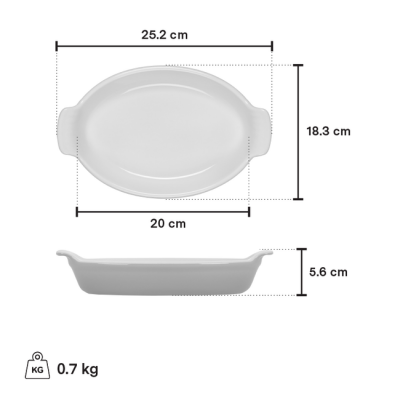 Le Creuset Oval Au Gratin Dish - CA-71105020716005
