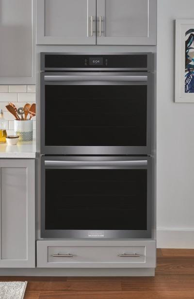 30" Frigidaire Gallery 10.6 Cu. Ft.  Double Electric Wall Oven with Total Convection - GCWD3067AD