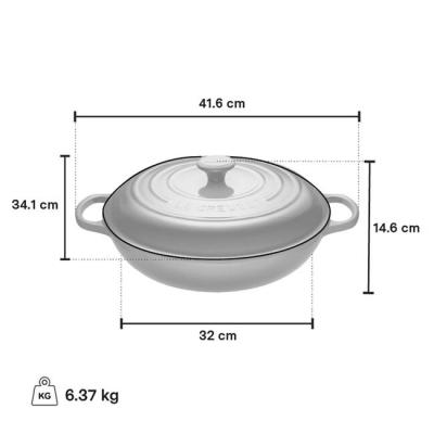 Le Creuset  Enamelled Cast Iron 4.7L Capacity Braiser - CA-21180032090031