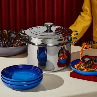 Le Creuset Stainless Steel Stockpot with Pasta Insert - CA-54109026001191