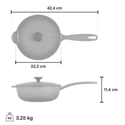 Le Creuset Enamelled Cast Iron 2L Capacity Saucier - CA-21157021220011
