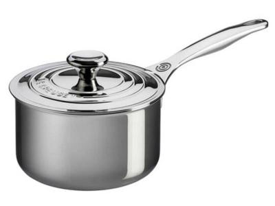 Le Creuset Stainless Steel 2.8 L Capacity Saucepan - CA-54115018001191