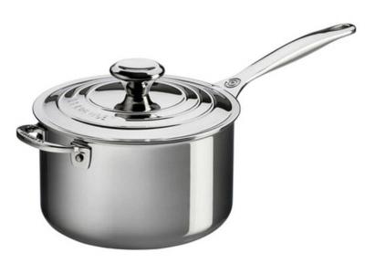 Le Creuset Stainless Steel  3.8 L Capacity Saucepan - CA-54114020001191