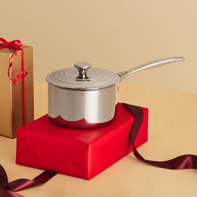 Le Creuset Stainless Steel  3.8 L Capacity Saucepan - CA-54114020001191