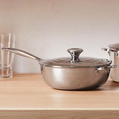 Le Creuset Stainless Steel Saucier / Chef's Pan - CA-54126020001191