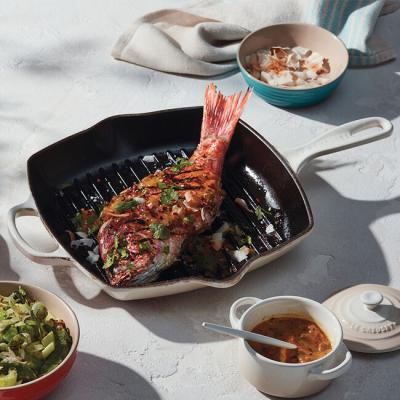 Le Creuset Square Skillet Grill and Panini Press Set - CA-CA00024000795000