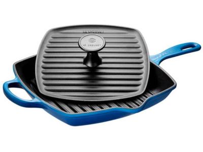 Le Creuset Square Skillet Grill and Panini Press Set - CA-CA00024000220000