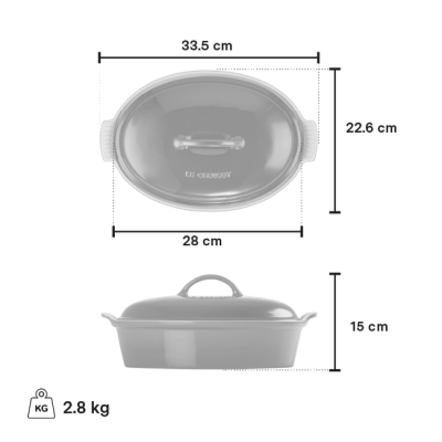 Le Creuset Oval Casserole - CA-71006350795002