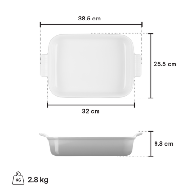 Le Creuset 3.8 L Capacity Rectangular Dish - CA-71102032060005